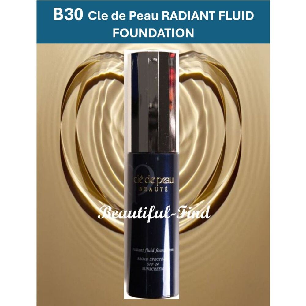 Cle de Peau B30 Medium Beige  Radiant Fluid Foundation SPF24 NEW